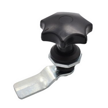 SK1-097-1鋅合金圓頭鎖 圓柱鎖 旋轉手柄 轉舌迫緊把手鎖