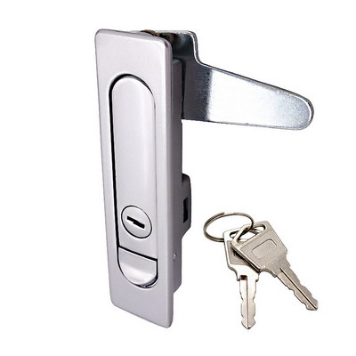 SK1-730工業(yè)鋅合金按壓式彈跳門鎖通訊柜平面鎖