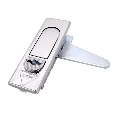 SK1-732工業(yè)鋅合金按壓式彈跳門鎖開(kāi)關(guān)柜平面鎖