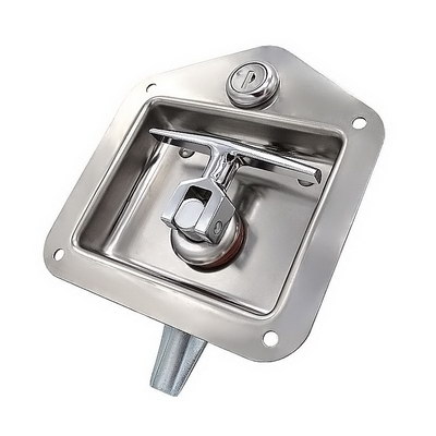 SK1-830工業(yè)不銹鋼平面盒鎖清障車T型旋轉(zhuǎn)手柄面板鎖機(jī)罩鎖