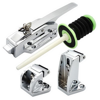 SK1-1178工業鋅合金不銹鋼門鎖大型試驗箱冷庫把手執手