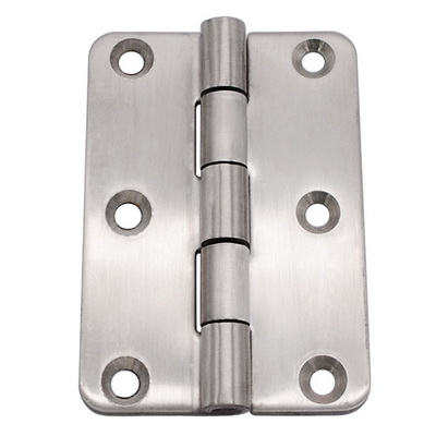 SK2-1369工業五金不銹鋼平面鉸鏈柜門180度平開折疊合頁