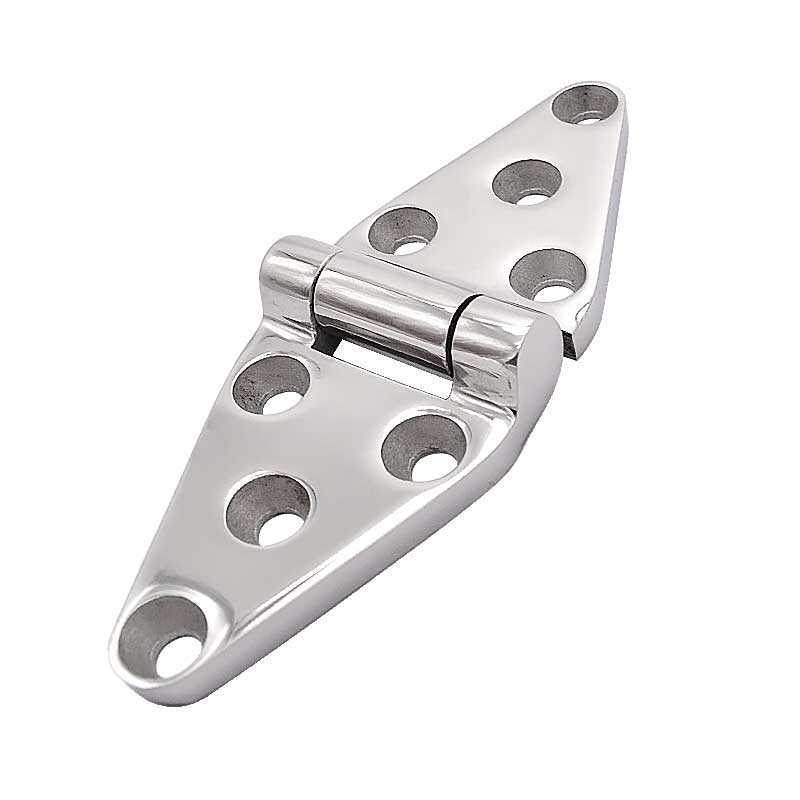SK2-8063工業五金不銹鋼旗形鉸鏈船舶廚房冷庫烤箱180度平開合頁