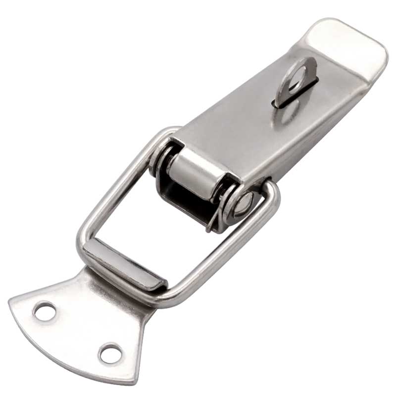 SK3-007SK工業五金不銹鋼彈簧搭扣鎖扣固定卡扣掛鎖式工具箱扣鴨嘴扣