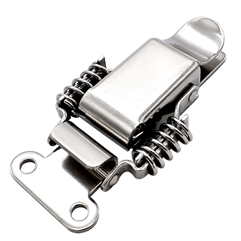 SK3-011S工業五金不銹鋼彈簧迫緊式搭扣柜門固定卡扣鎖扣工具箱扣鴨嘴扣