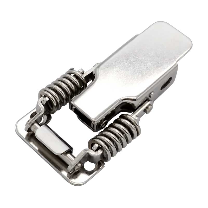 SK3-013S工業五金不銹鋼彈簧迫緊式搭扣鎖扣掛鎖式固定卡扣工具箱扣鴨嘴扣