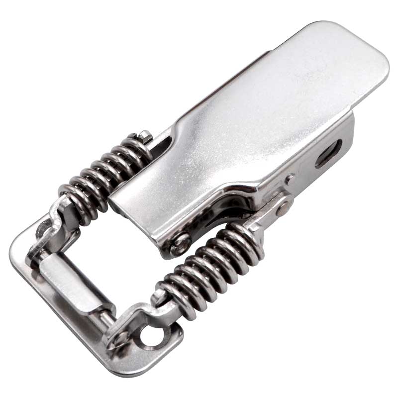 SK3-014S工業五金不銹鋼彈簧迫緊式搭扣鎖扣掛鎖式固定卡扣工具箱扣鴨嘴扣