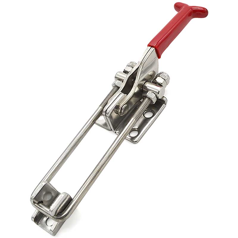 SK3-021-2DZ加長不銹鋼可調節搭扣快速夾具鎖扣鎖夾箱扣壓緊器門栓