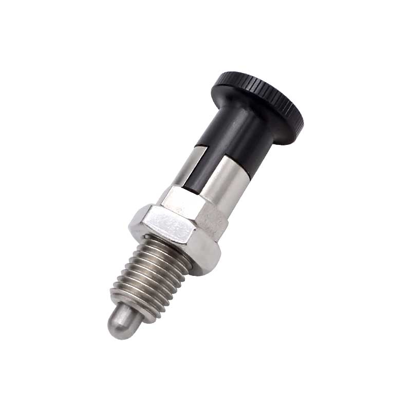 SK5-031工業五金不銹鋼M12自鎖型彈簧旋鈕柱塞定位銷分度銷止動銷