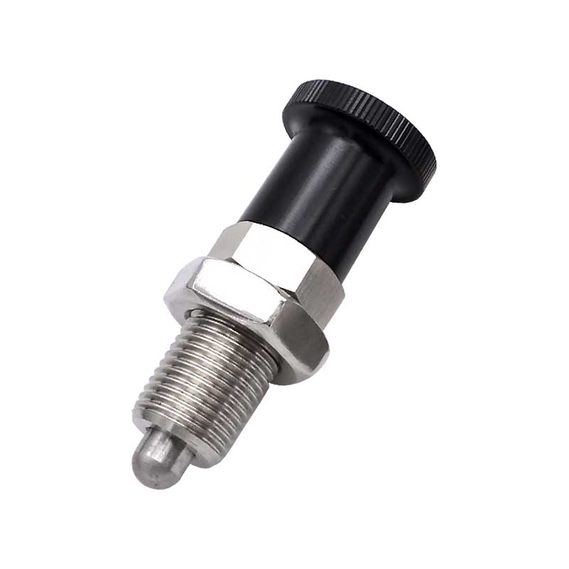 SK5-036工業五金不銹鋼M16復位型彈簧旋鈕柱塞定位銷分度銷止動銷