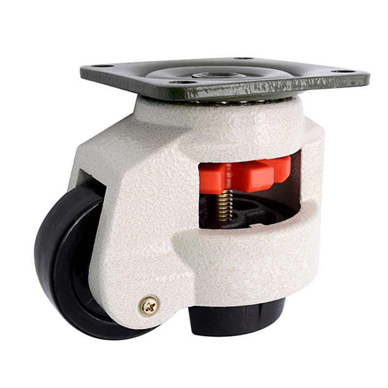 SK6-B63102P工業(yè)水平調(diào)節(jié)支撐腳輪重型萬向輪轉(zhuǎn)向輪子福馬輪80F