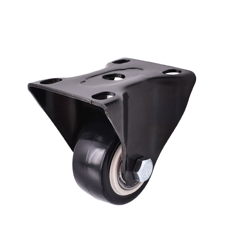 SK6-D4060P工業(yè)低座重型支撐腳輪定向靜音移動手推平板車輪子1.5寸