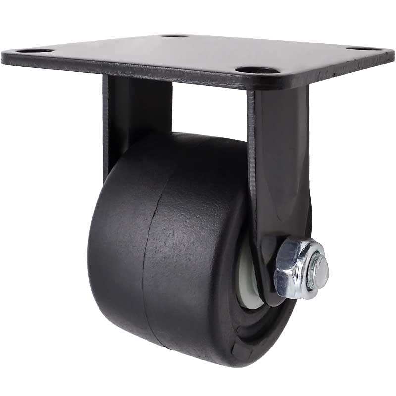 SK6-T75105P工業(yè)重型支撐腳輪手推平板車靜音定向移動輪子3寸