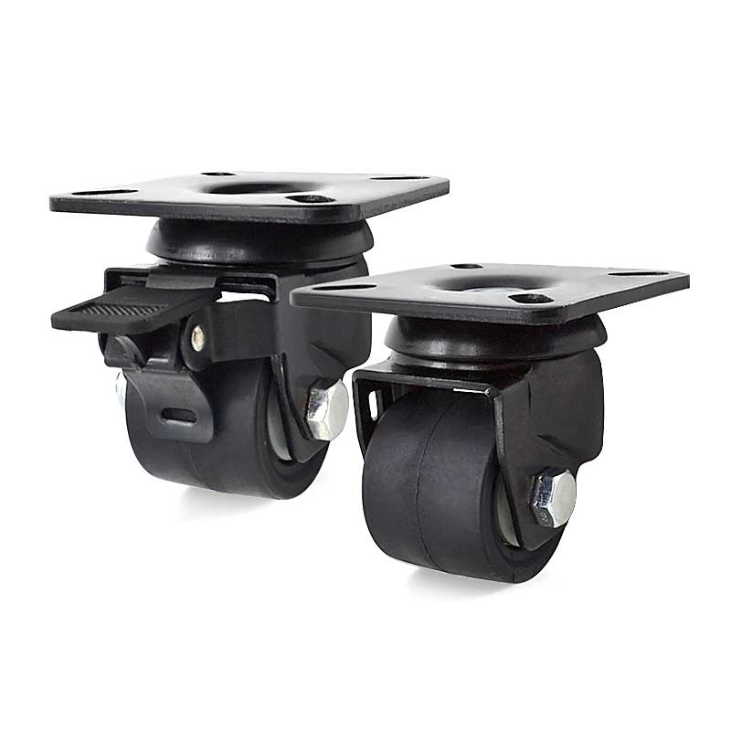 SK6-U5079C工業(yè)重型支撐活動轉(zhuǎn)向腳輪帶剎車平板推車萬向輪子2寸