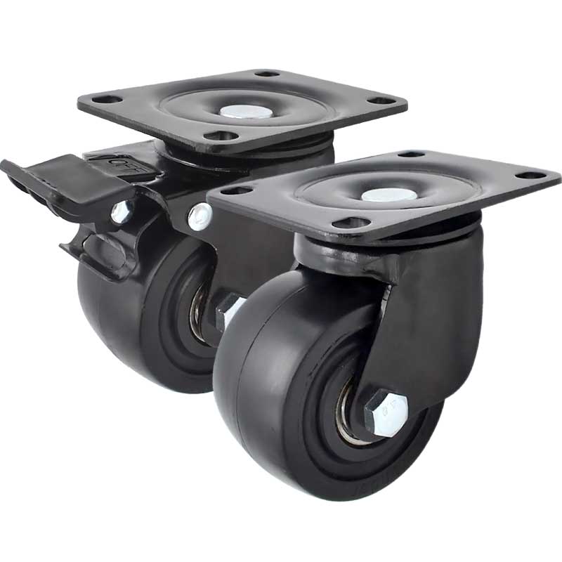 SK6-U75105P工業(yè)重型支撐活動轉(zhuǎn)向腳輪平板推車萬向輪子3寸