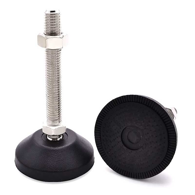 AF-60工業尼龍腳杯固定支撐調整地腳承重型水平調節萬向腳座腳墊M12 M16