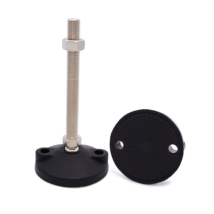 AF-100工業尼龍腳杯固定支撐調整地腳承重型水平調節萬向腳座腳墊M16