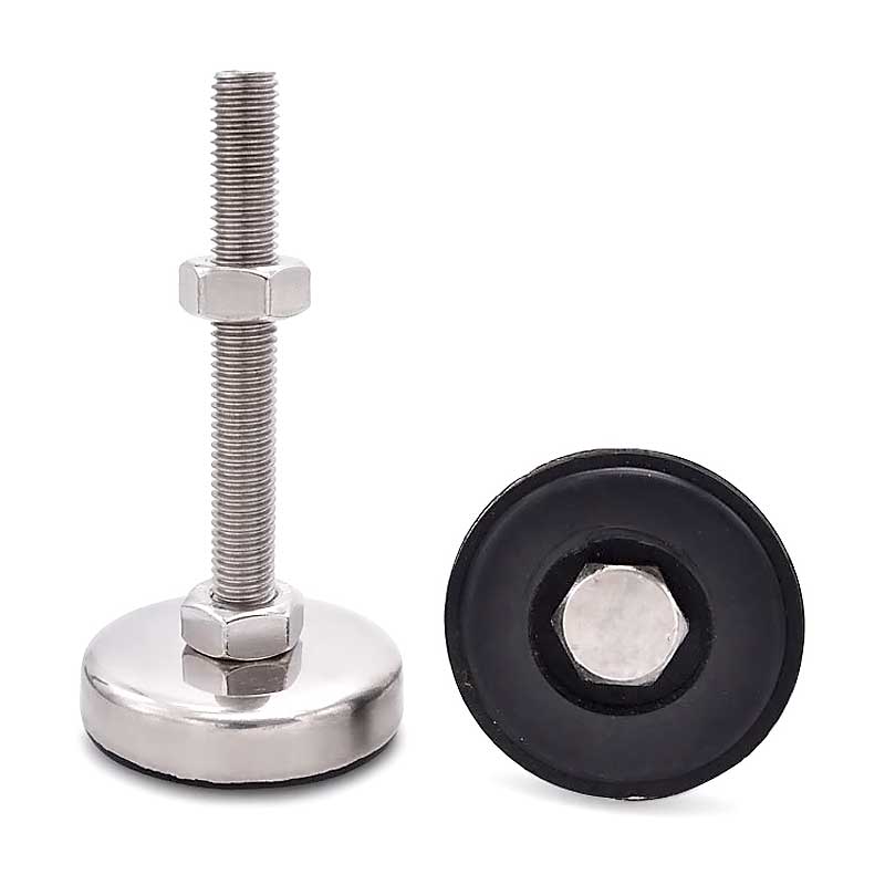 DT-50工業不銹鋼腳杯固定支撐調整地腳承重型水平調節腳座腳墊M8 M10 M12