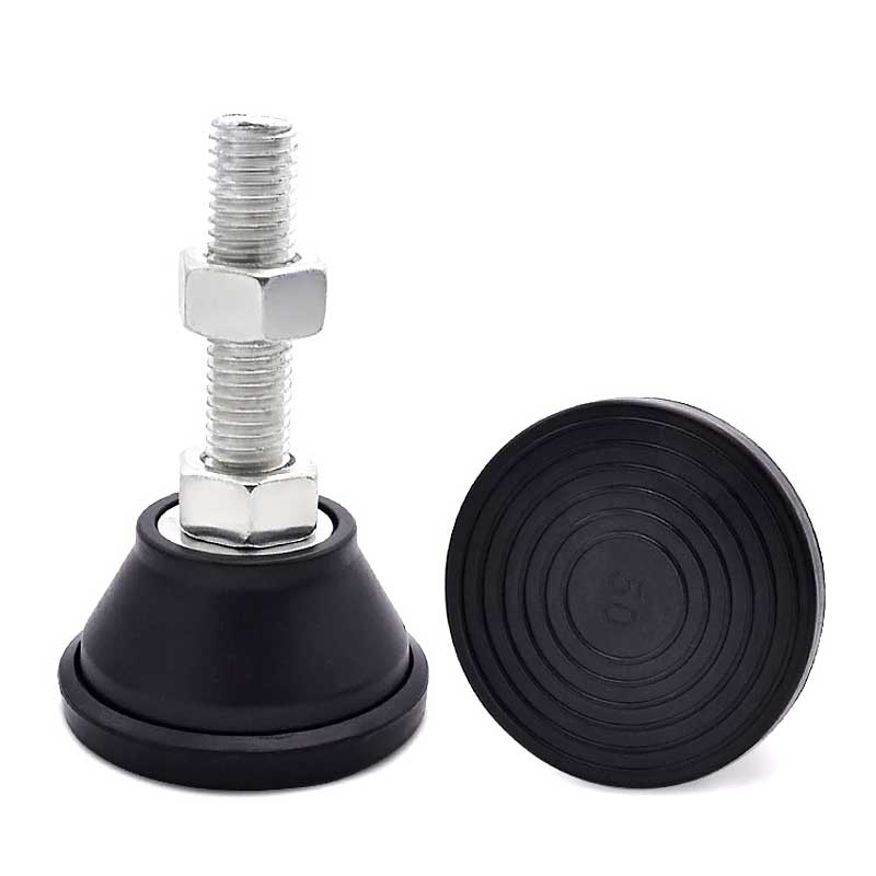 FT-501250A工業尼龍腳杯固定支撐調整地腳承重型水平調節腳座腳墊M12