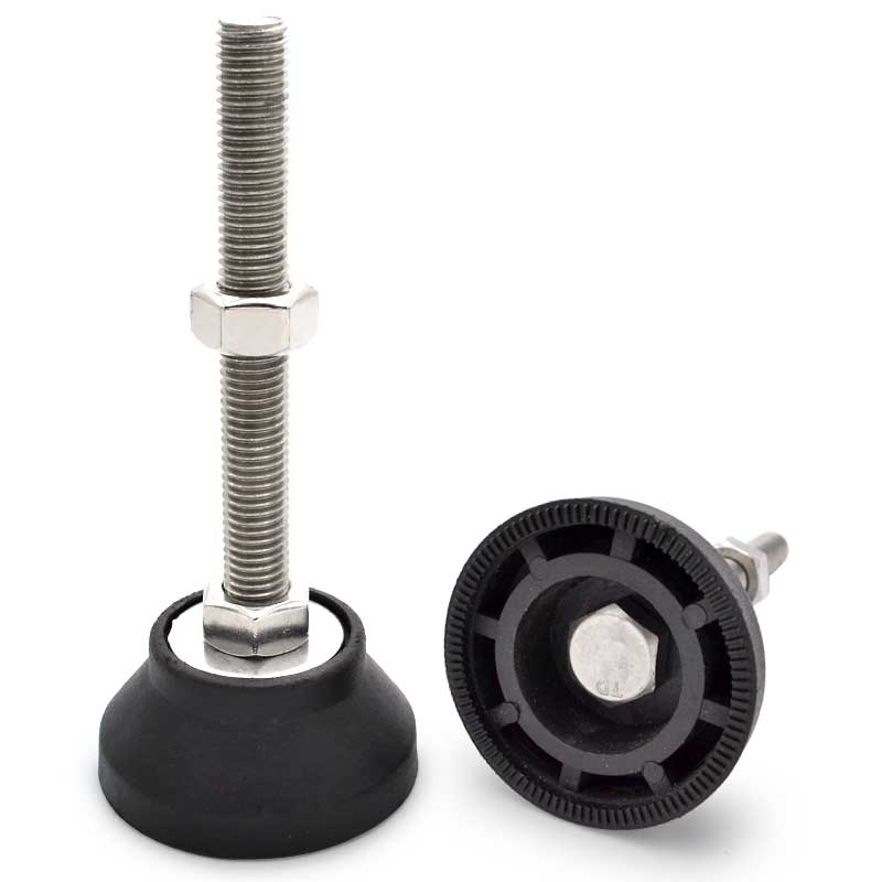 FT-6012100S工業尼龍腳杯固定支撐調整地腳承重型水平調節腳座腳墊M12