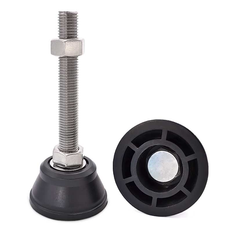 FT-65工業尼龍腳杯固定支撐調整地腳承重型水平調節腳座腳墊M16 M20