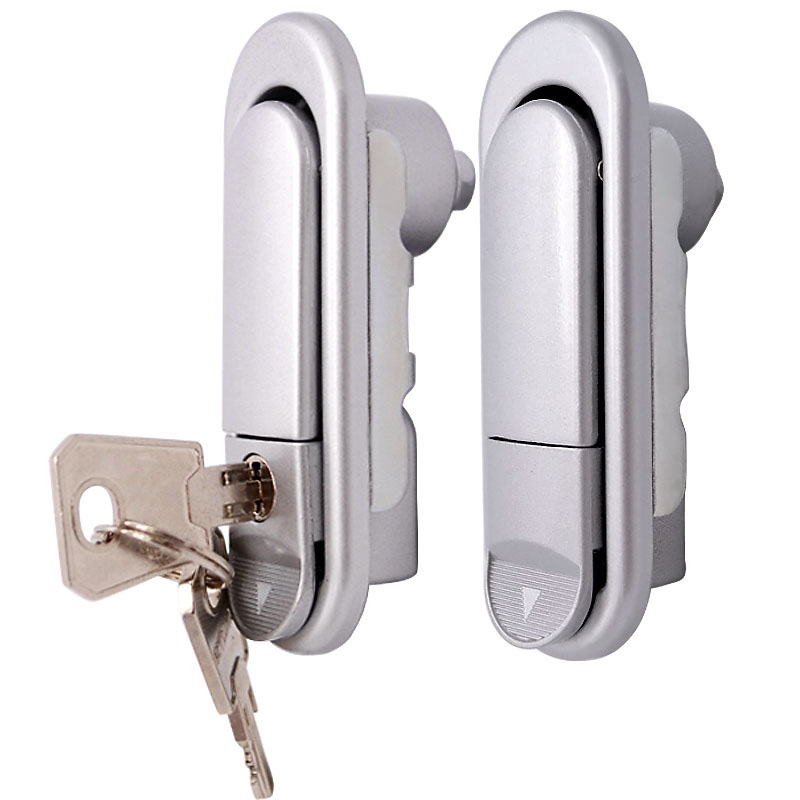 SK1-037W工業鋅合金按壓彈跳式迫緊機柜平面鎖