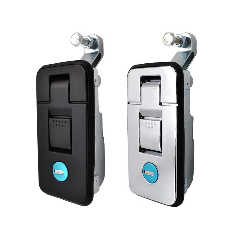 SK1-052工業鋅合金門鎖按壓式彈跳鎖平面單點鎖