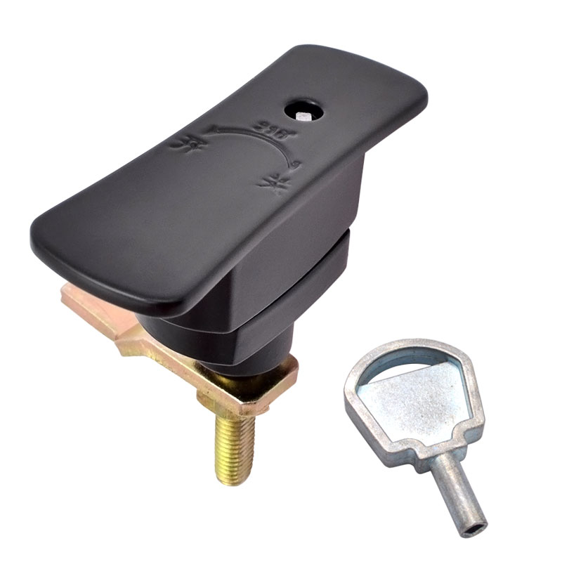 SK1-078鋅合金旋轉手柄式壓縮迫緊門把手平面鎖