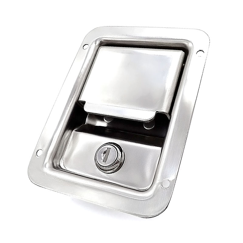 SK1-5005工業(yè)不銹鋼機(jī)械門鎖嵌入式隱形盒鎖面板鎖機(jī)罩鎖